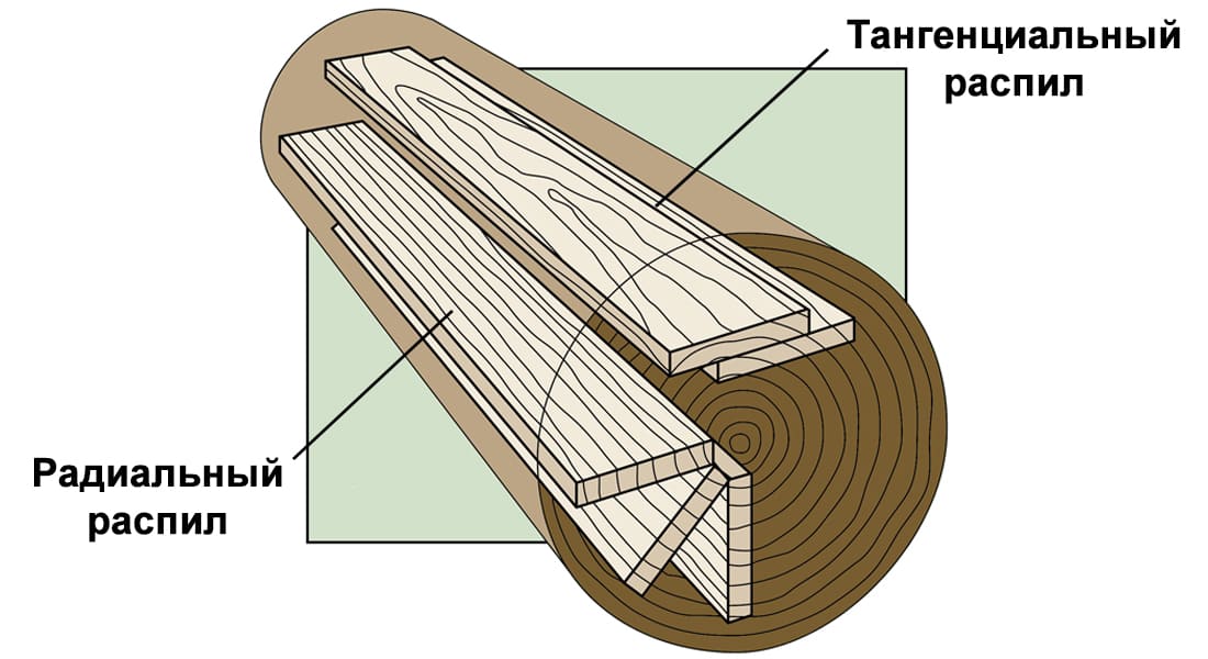 Основные сорта древесины