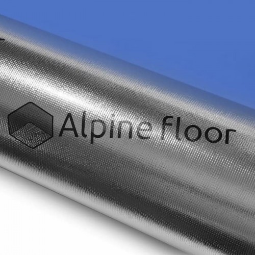 Подложка под ПВХ-плитку замковую Alpine Floor Silver Foil Blue Eva .